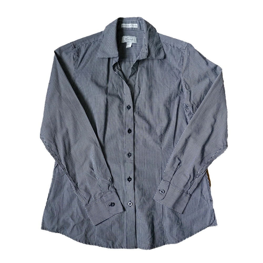 Foxcroft Button Up Shirt Winkle Free Size 8